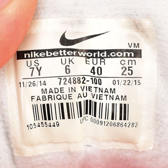 NIKE AIR MAX 90 OG INFRARED SNEAKER 2015 RELEASE SIZE 7Y FITS WOMEN’S 8 - Picture 10 of 11